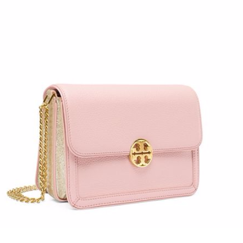 【限时*】Tory Burch 汤丽柏琦 名媛风粉色链条包 $229（约1659元）