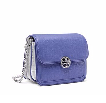 【库存紧张！】Tory Burch 汤丽柏琦 logo 蓝色链条小包 $149（约1079元）