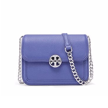 【库存紧张！】Tory Burch 汤丽柏琦 logo 蓝色链条小包 $149（约1079元）