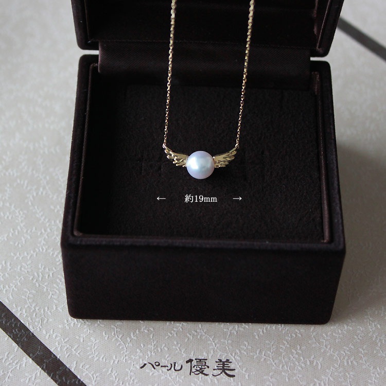 【免运费】Akoya 海水珍珠 wing pearl 18K 天使羽翼项链 17400日元（约1044元）