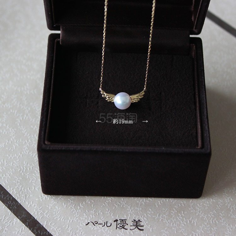 【免运费】Akoya 海水珍珠 wing pearl 18K 天使羽翼项链 17400日元（约1044元）