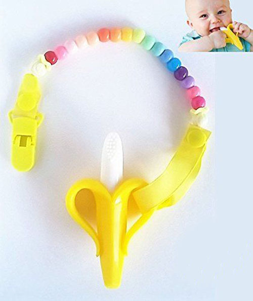 Baby Banana 硅胶幼儿牙胶牙刷 $5.09（约37元）
