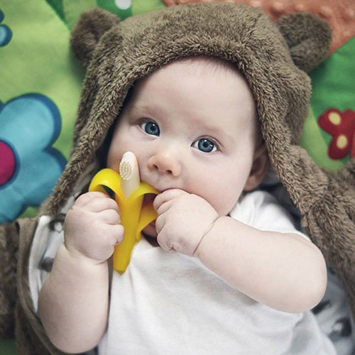 Baby Banana 硅胶幼儿牙胶牙刷 $5.09（约37元）
