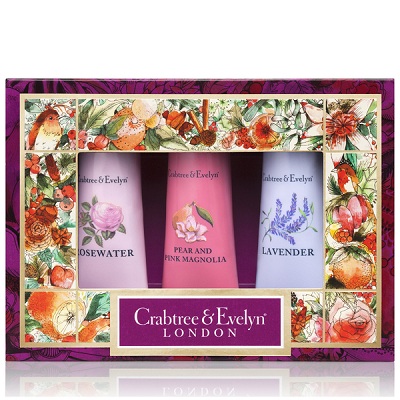 Crabtree & Evelyn 瑰柏翠 花卉护手霜三件套装 ￡10.95（约93元）