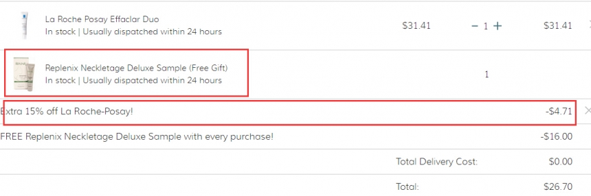SkinCareRx：La Roche-Posay 理肤泉 *肌*护肤品 线上8.5折+额外8.5折！