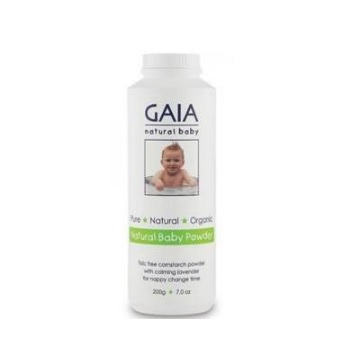 Gaia Natural 天然有机玉米婴儿爽身痱子粉 200g AU.81（约64元）