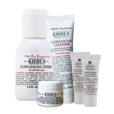 【包邮装】Kiehl's 科颜氏 新手试用4件套 129元