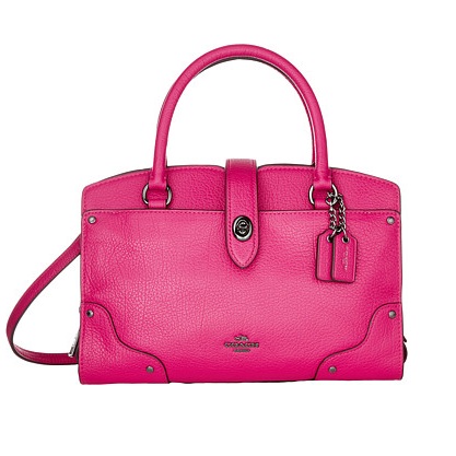 【再降$28】COACH 蔻驰 Grain Leather Mercer 24 Satchel 女士手提斜挎包 $177.99（约1289元）