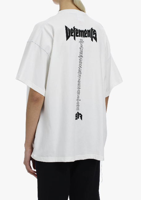 白百何同款！Vetements Hanes X Quick Made 超大印字短袖T恤 $460!（约3300元）