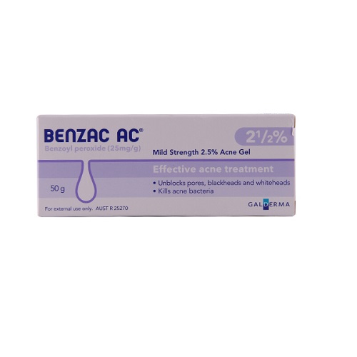 澳洲直邮*！ Benzac 温和控油去痘2.5%凝胶 50g AU$16.95（约92元）