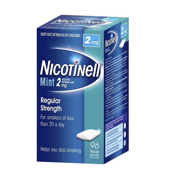 【戒烟专场】Nicotinell 诺华尼派 戒烟口香糖 2mg 96粒 AU$15.99（约87元）