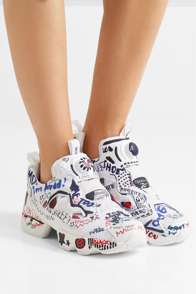 【明星同款】Vetement X Reebok 合作款涂鸦运动鞋 £525（约4537元）