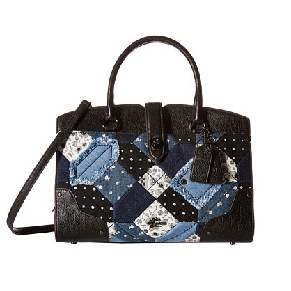 【再降$10】COACH 蔻驰  Canyon Quilt Denim Mercer 30 女士*手提斜挎包 $179.99（约1304元）