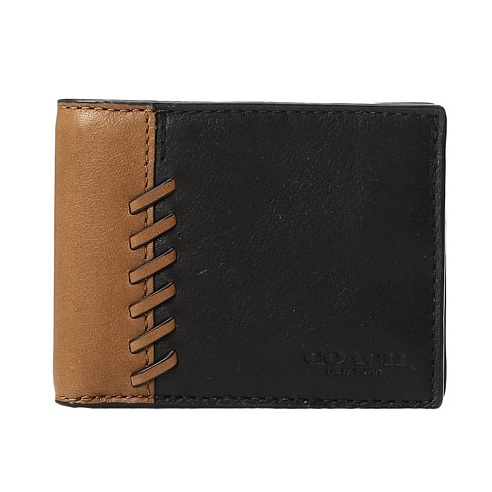【再降$10】COACH 蔻驰 Rip and Repair Slim Billfold 男士短钱夹 $59.99（约435元）