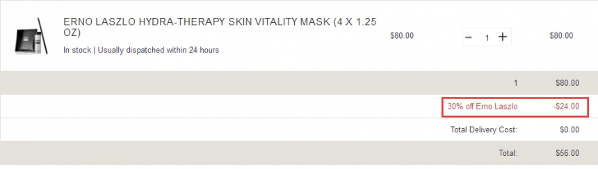 SkinStore：Erno Laszlo 奥伦纳素 精选冰白面膜、豆腐晚霜等热卖护肤 7折！