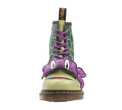 4.7折！Dr. Martens  “忍者神龟”主题系列 DONNIE款 中性马丁靴  $70（约507元）