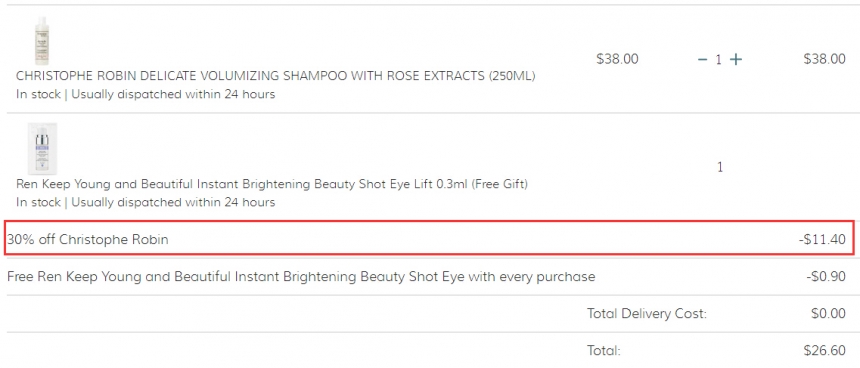 SkinCareRx：Christophe Robin 精选染烫后修复洗护 7折！