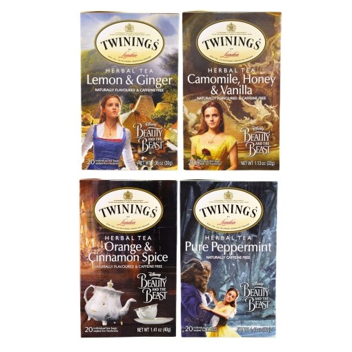 Twinings 川宁 《美女与野兽》定制款 花茶4盒*20包 .2（约103元）