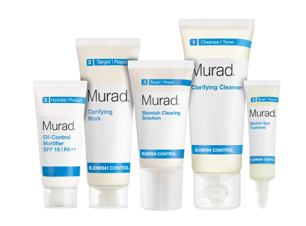 Murad 慕拉 祛痘*护理五件套装 £28（约244元）