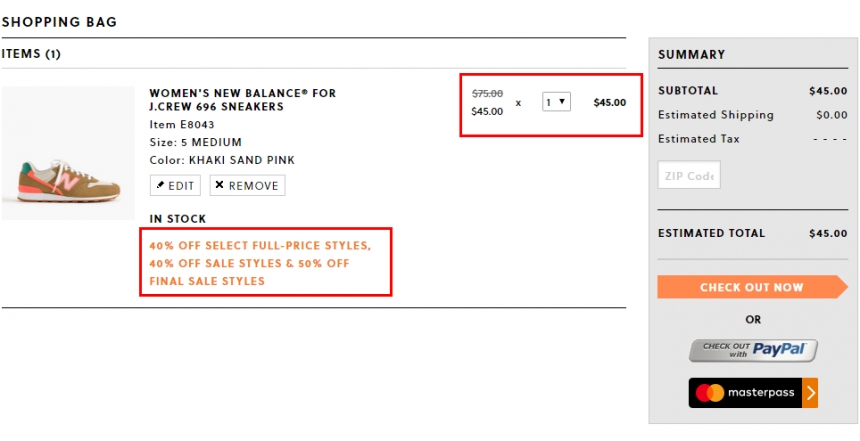 独家配色！New Balance X J.Crew 合作款 696 女士运动鞋 （约326元）
