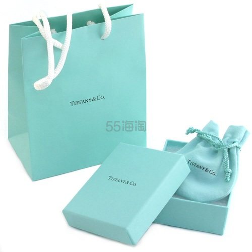 限时高返12%！Tiffany & Co. 蒂芙尼 Return to Tiffany系列 Double Heart Tag 吊坠项链 到手价1142元