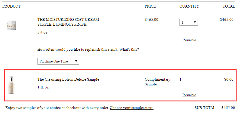 La Mer：海蓝之谜 全场护肤美妆 任意订单送洁面乳30ml+满$150送3件豪华小样！