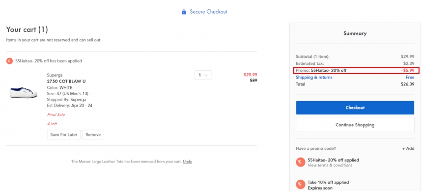 平价潮流时尚！Spring：精选 Superga 超软 帆布运动鞋 低至3.5折+额外9折！