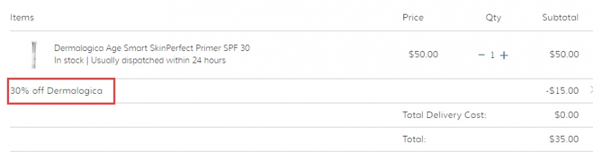 SkinCareRx：Dermalogica 德美乐嘉 精选*护肤 7折！