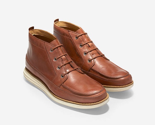 2.4折好价！Cole Haan 男士商务高帮系带皮鞋 $67（约487元）