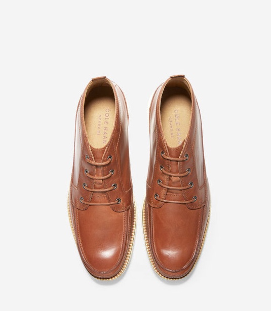 2.4折好价！Cole Haan 男士商务高帮系带皮鞋 $67（约487元）