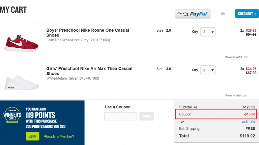 从小抓潮流!FinishLine:精选 Adidas、Nike 儿童运动鞋,低至6折+*高满减!