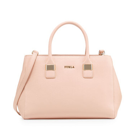 【3.6折好价！】Furla 芙拉 Amelia 樱花粉中号手提斜挎包 $162.5（约1177元）