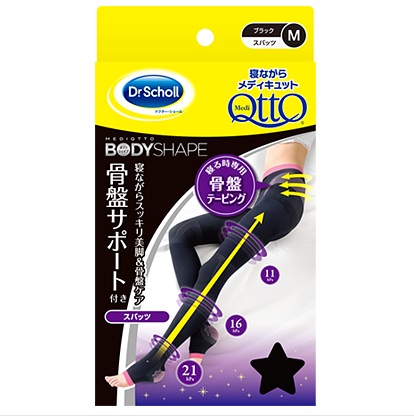 【*】Dr.Scholl 爽健 骨盆矫正提臀连裤*美腿袜L号 4373日元（约278元）