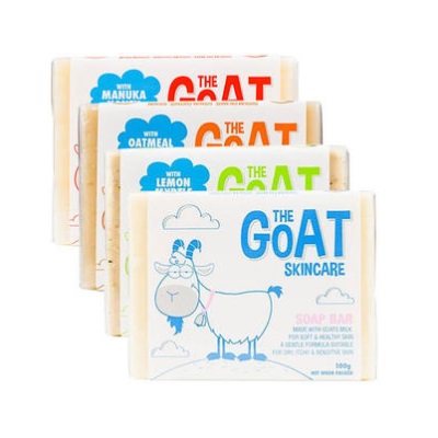 包邮*！The Goat Skincare 山羊奶皂套装 100g*4 75元