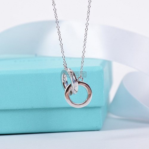【亚马逊海外购】TIFFANY 1837 经典款双环项链 到手价2182元
