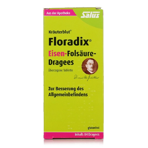 包邮*！Floradix 铁元 *补铁片剂 84片 9.98欧（约76元）