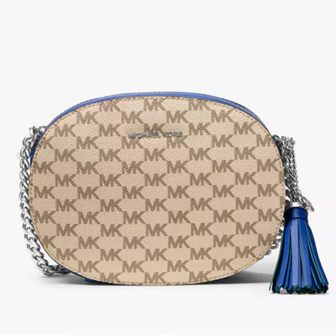 Michael Kors 中号 Ginny 经典 Logo 斜肩包 $91.2（约661元）