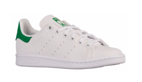 无门栏8折，小绿尾又来掏你腰包了！Adidas Originals 三叶草 Stan Smith 小绿尾运动鞋 大童款 $47.99（约348元）