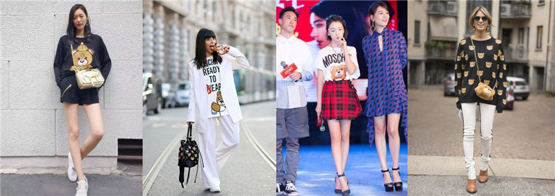 明星的衣柜！Moschino：精选 泰迪熊T恤、毛衣 低至5折！