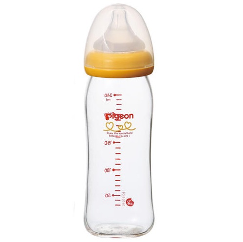 Pigeon 贝亲 母乳实感耐热玻璃哺乳瓶240ml 1987日元（约127元），母婴专场*高立减700日元