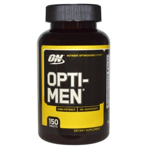 Optimum Nutrition男性健身专用维生素 150粒 .75（约165元）