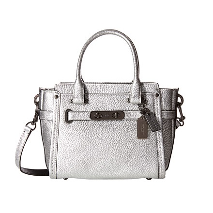 【5折好价！】COACH Swagger 21 金属色荔枝纹*手提斜挎包 $174.99（约1268元）