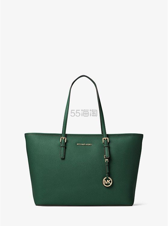 MICHAEL Michael Kors Jet Set Tr*el 墨绿色托特包 $208.6（约1511元）