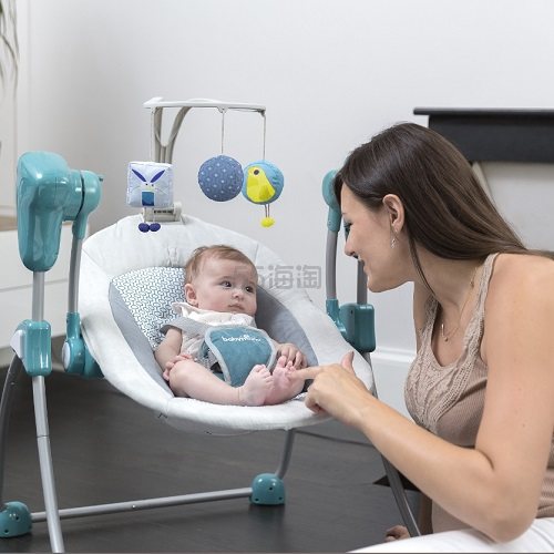 妈妈可以解放双手！Babymoov 婴儿秋千摇摇床 112.64欧（约869元）