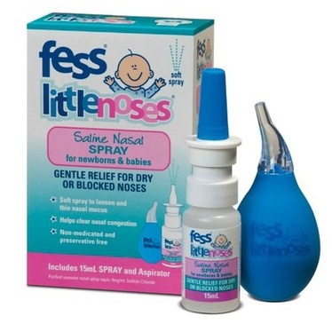 凑单好物！Fess Little Noses 宝宝吸鼻器+喷剂套装 15ml AU$10.99（约60元）