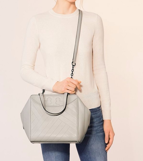 4.9折！Tory Burch 汤丽柏琦 ALEXA 手提斜挎包 两色选 $321（约2327元）