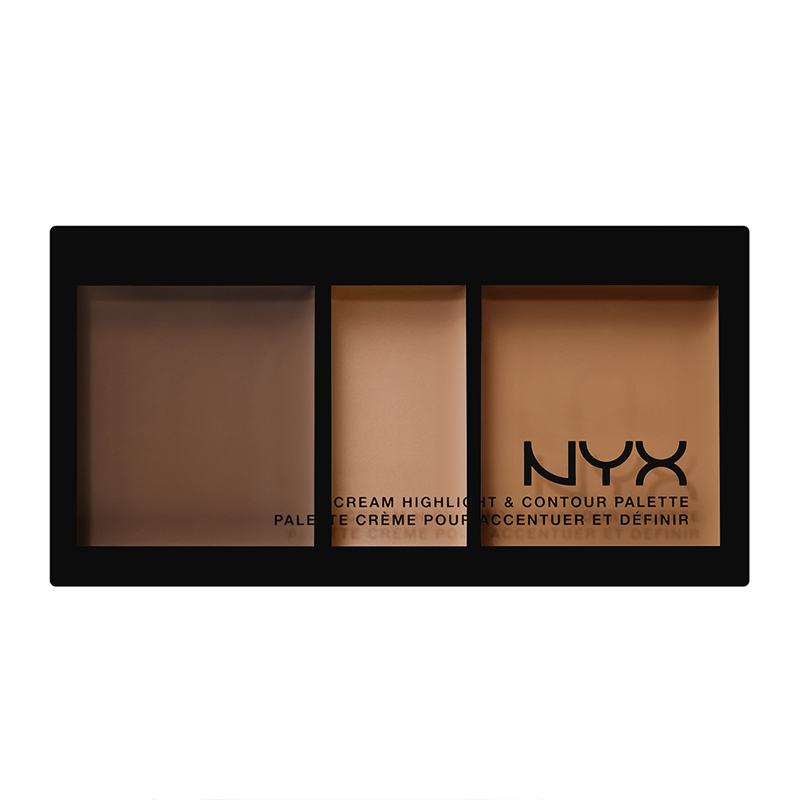 4折！NYX 三色高光修容盘 £4.8（约42元）