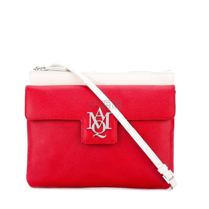 【9折】Alexander McQueen 春夏新款 红白拼色“AMQ”美包 5.5（约5723元）