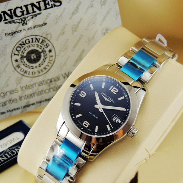 Longines浪琴 Conquest康铂系列 女款瑞士自动机械腕表 L2.285.4.56.6 $1075（约7638元）