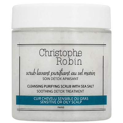 买3付2+送刺梨籽油洗发水！Christophe Robin 海盐头皮清洁膏 75ml £11.33（约101元）